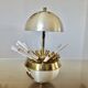 Large terrestrial globe, cigarette dispenser, brass, 1960 - 1970