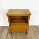 Pair of bedside tables blond wood and vinyl Jantzi 1966