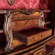 Antique trumeau with walnut mirrors, Italy 20th century