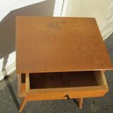 Vintage Scandinavian bedside table from the 60s in oak