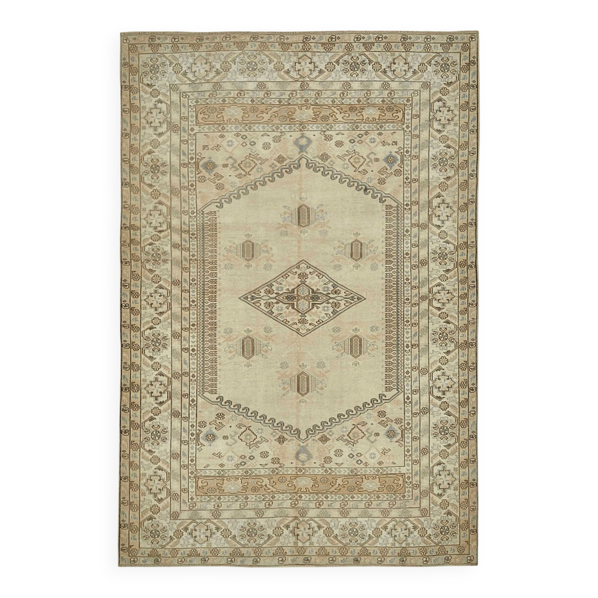 Turkish Vintage Anatolian Rug 165 cm x 240 cm