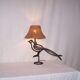 Lampe zoomorphe oiseau des années 50