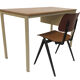 Bureau vintage avec chaise Marko & Galvanitas années 60 Pays-Bas