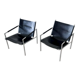 Set of 2 armchairs SZ01 by Martin Visser