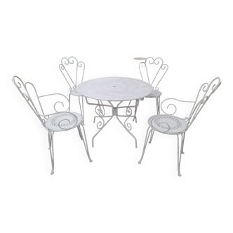 Salon de jardin en fer forgé