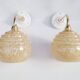 Clichy glass wall lights