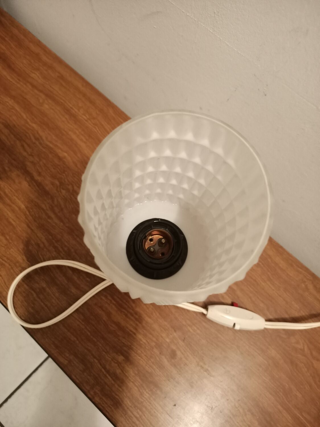 Scandinavian teak table lamp