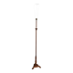 Turned wooden floor lamp from the 1950s.