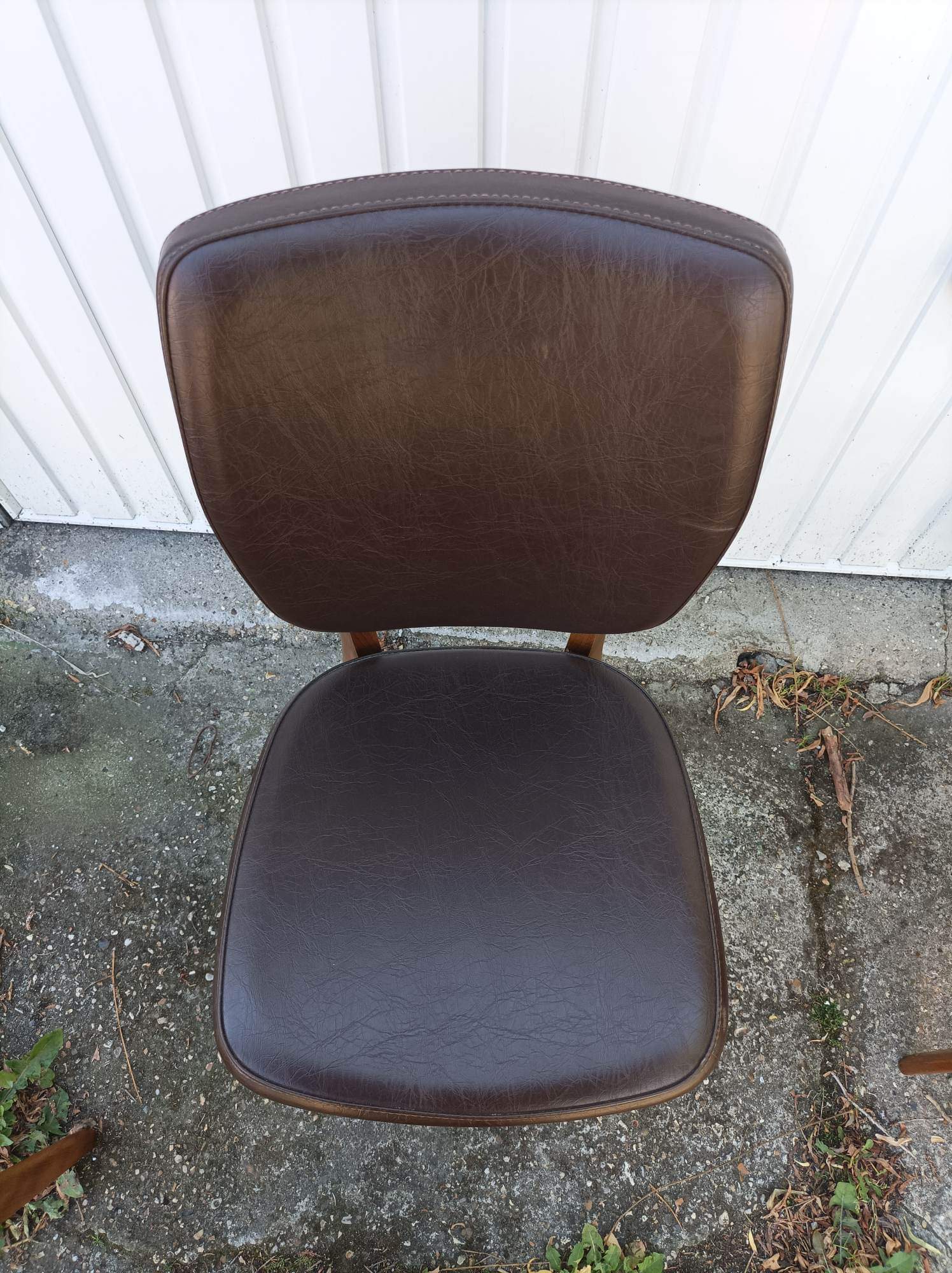 4 vintage Scandinavian teak chairs