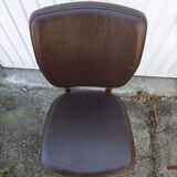 4 vintage Scandinavian teak chairs