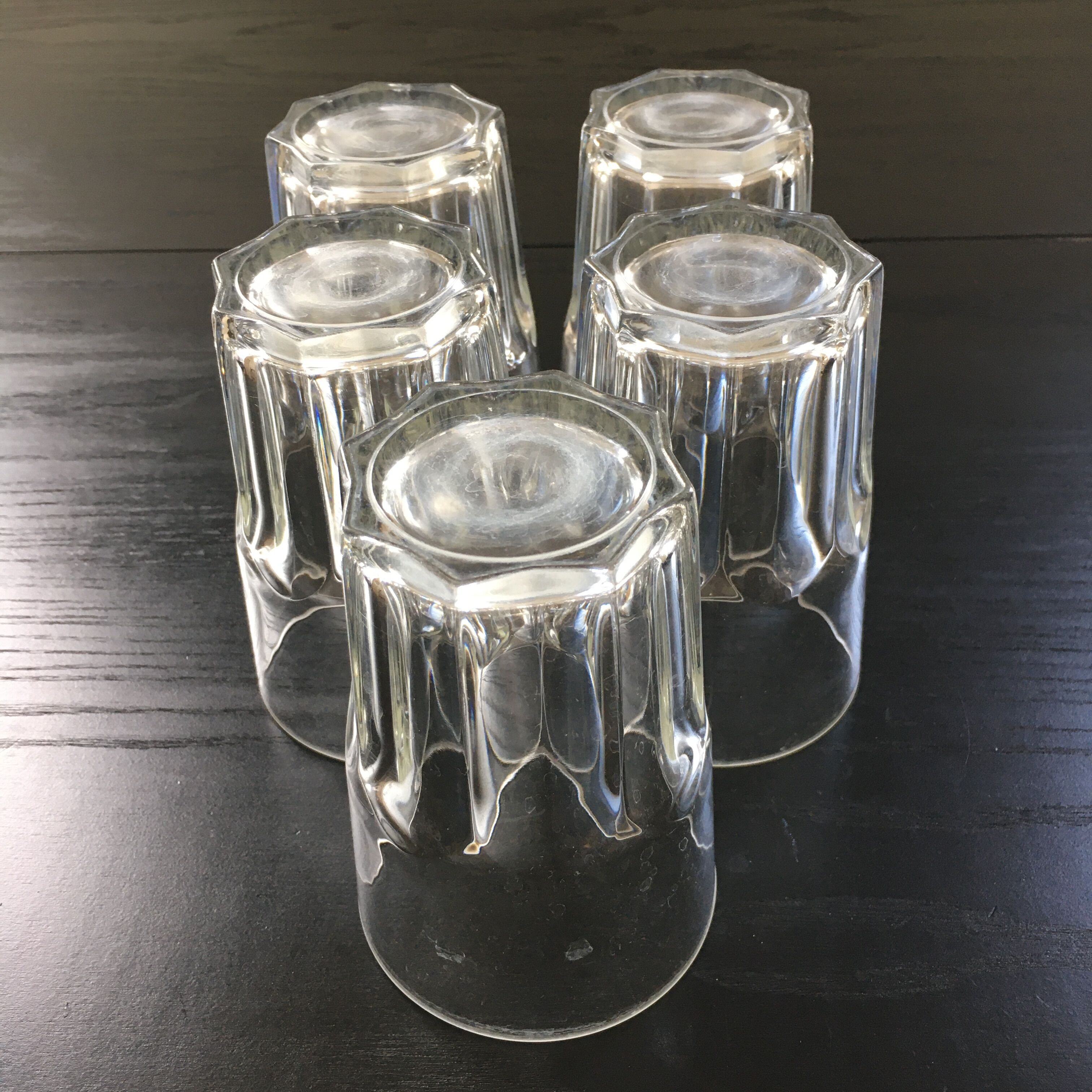 5 Habitat 80 beer glasses