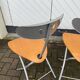 Chaises d’appoint PIU de Bonaldo, set de 3