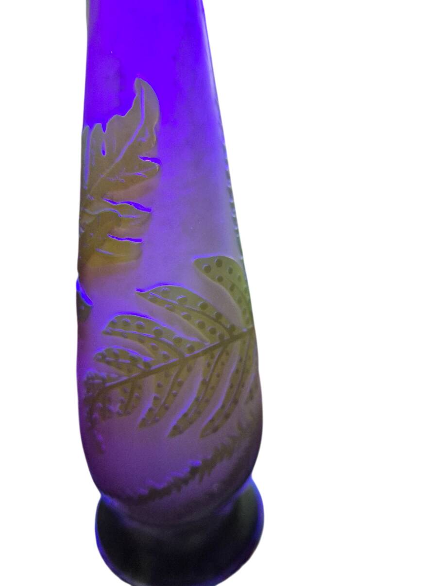 soliflore vase Emile Gallé 1900 1910