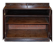 Bibliothèque George IV circa 1820 en bois dur avec tiroirs et vitrage astral
