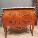 Louis XV style marquetry chest of drawers