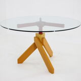 1980s Raul Barbieri Table and Stools for Rexite ,Italy