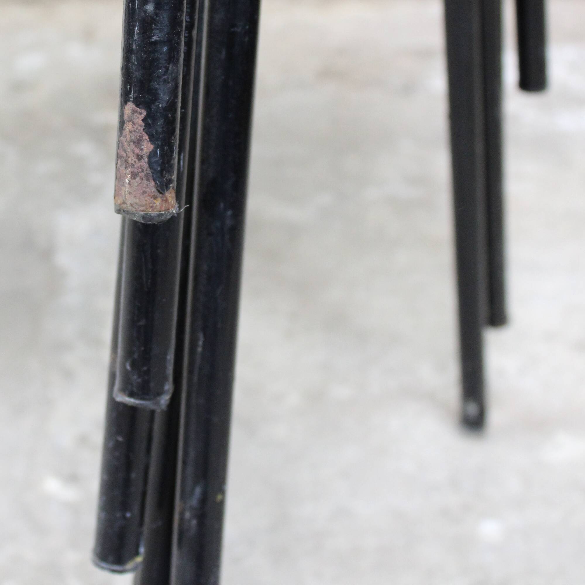 Set of 6 "Deauville" chairs by Pierre Guariche for Meurop