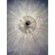 Monumental Venetian Leaves Flush Mount in Murano Style Glass by Simoeng