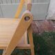 Wooden folding chair