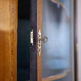 Late-19th Century English Corner Cabinet in Brown, 1890s