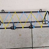 Vintage Scoubidou wall coat rack