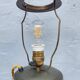 Antique Desk Lamp Michael Andersen & Son of Bornholm, Painted Pottery
