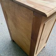 Louis-Philippe confiturier buffet from the 19th century, renovated in raw solid cherry wood.