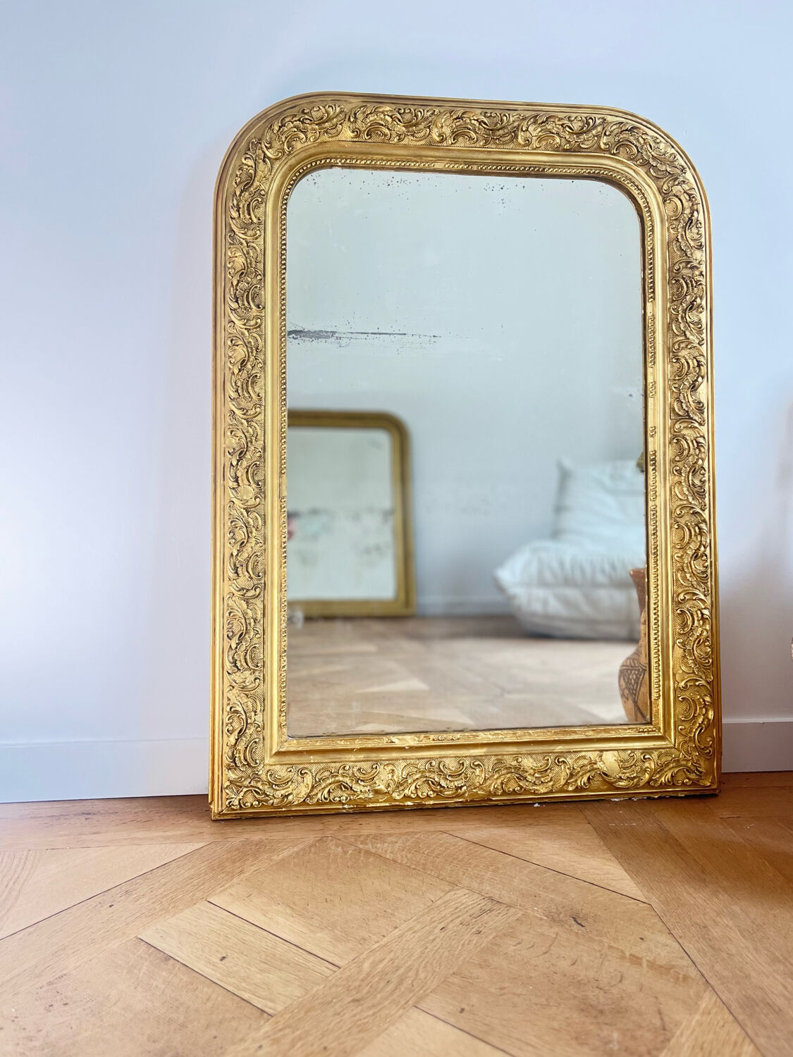Antique mirror Louis Philippe 89x64