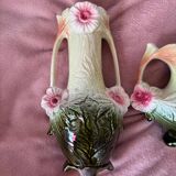 Barbotine vase and planter