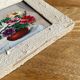 Painting framed bouquet of anemones signed