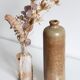 Old stoneware bottle