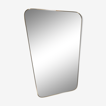 Mirror rearview mirror 58x40 cm 60s with groove