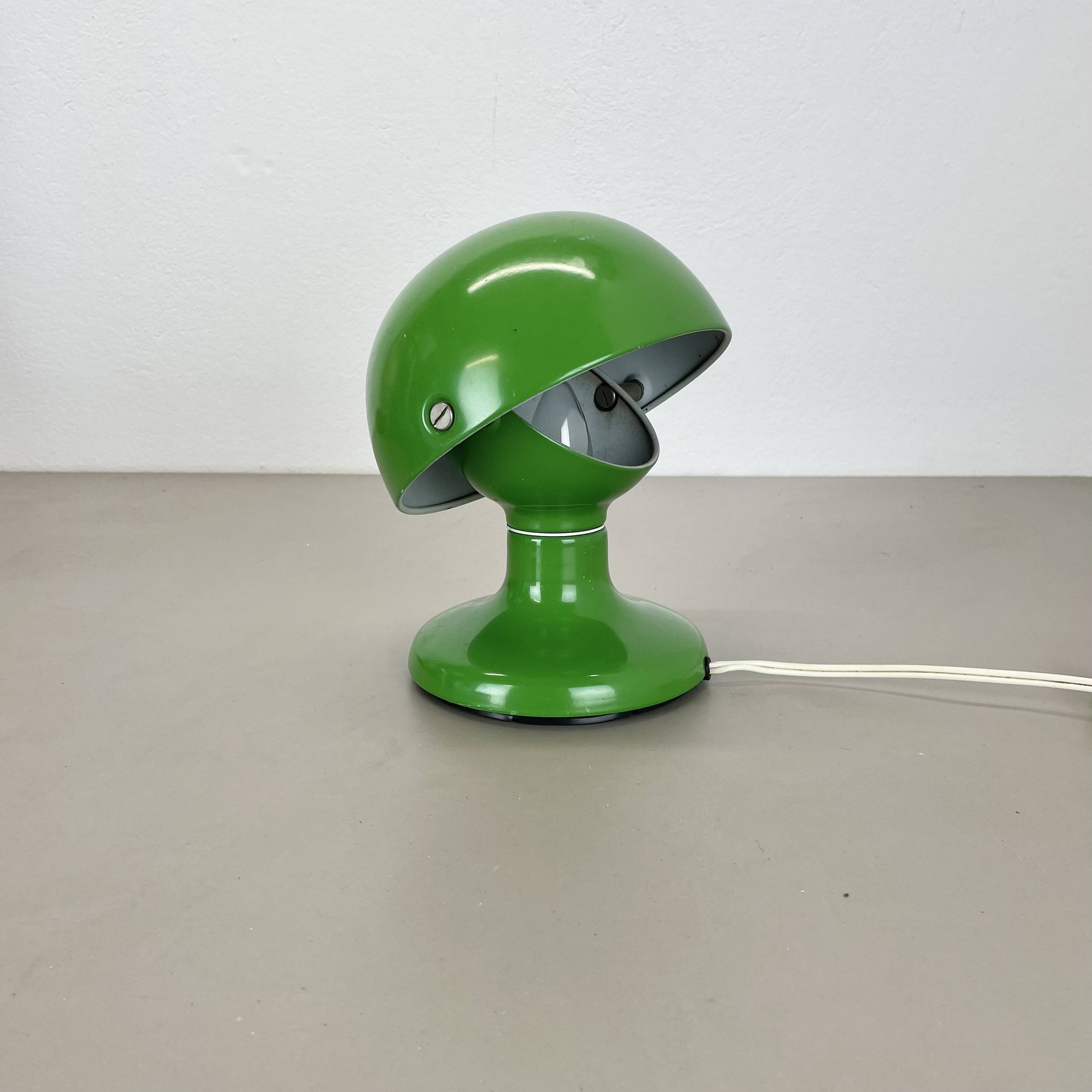 rare green model "Junker" Table Lamp by Afra & Tobia Scarpa for Flos, Italy