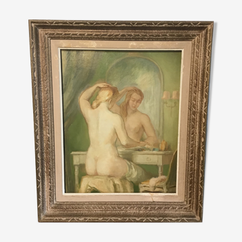 Female nude painting