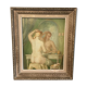 Female nude painting
