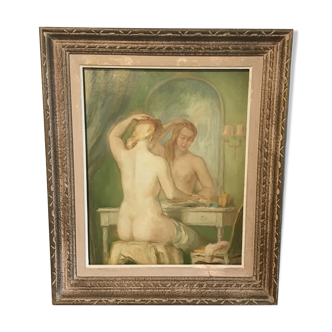 Female nude painting