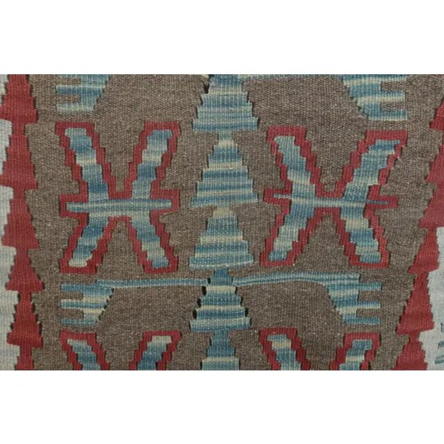 1970s Vintage Turkish Handmade Wool Cotton Pink Kilim Rug 97x158