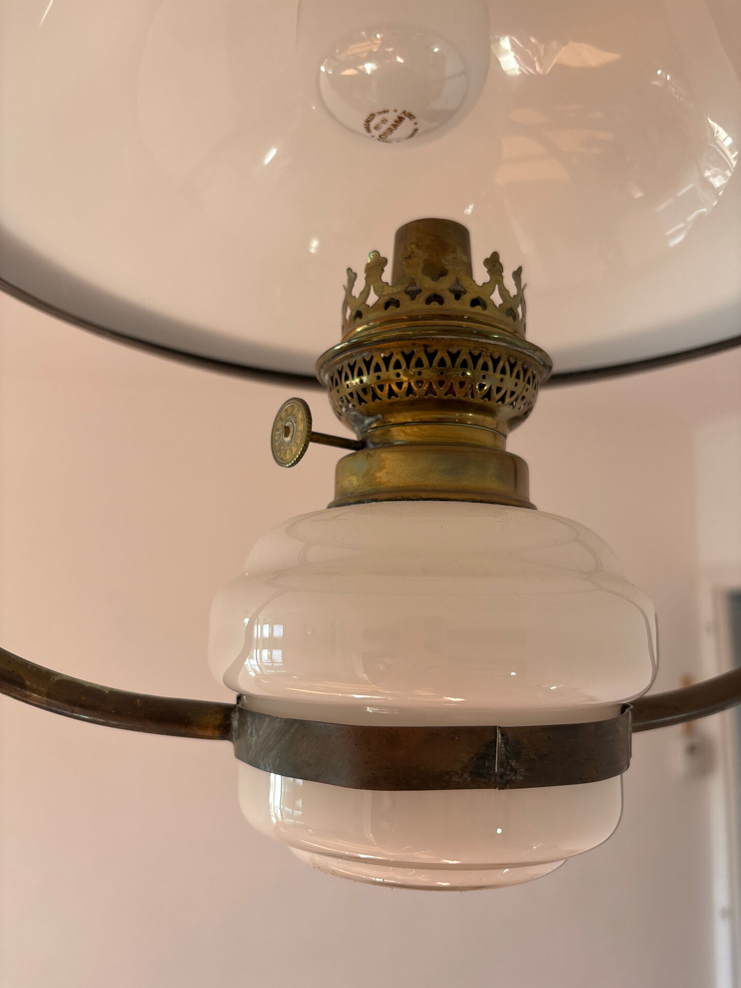 Lustre vintage céramique
