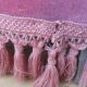 Fauteuil crapaud en velours rose