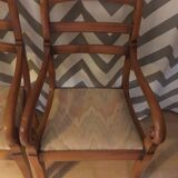 Pair of cherry armchairs