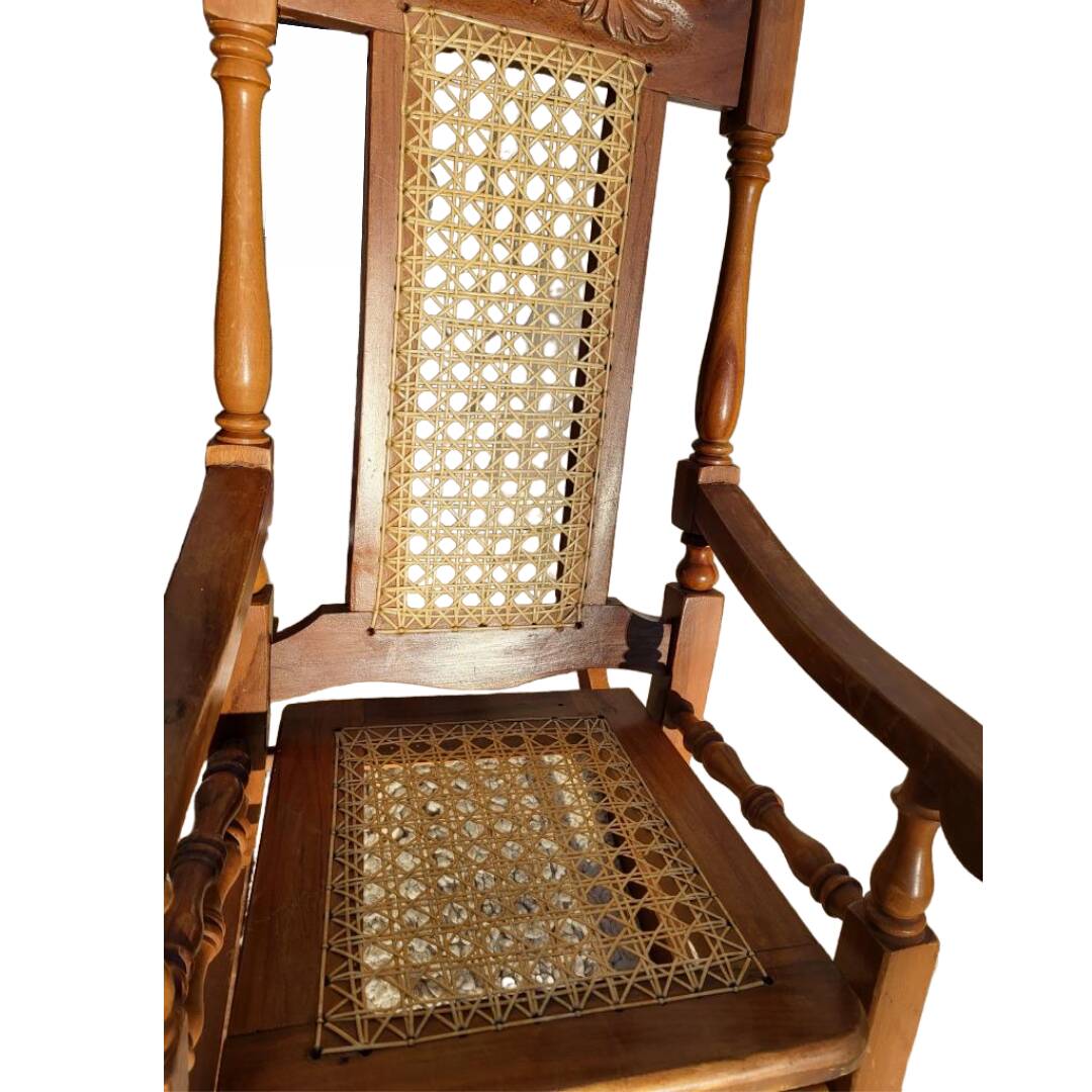 Children's rocking chair with cane
