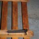 Folding wooden stool