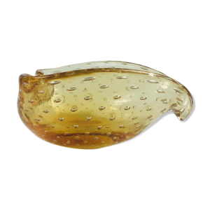 cendrier en verre bullicante du milieu du siècle de Murano, années 60