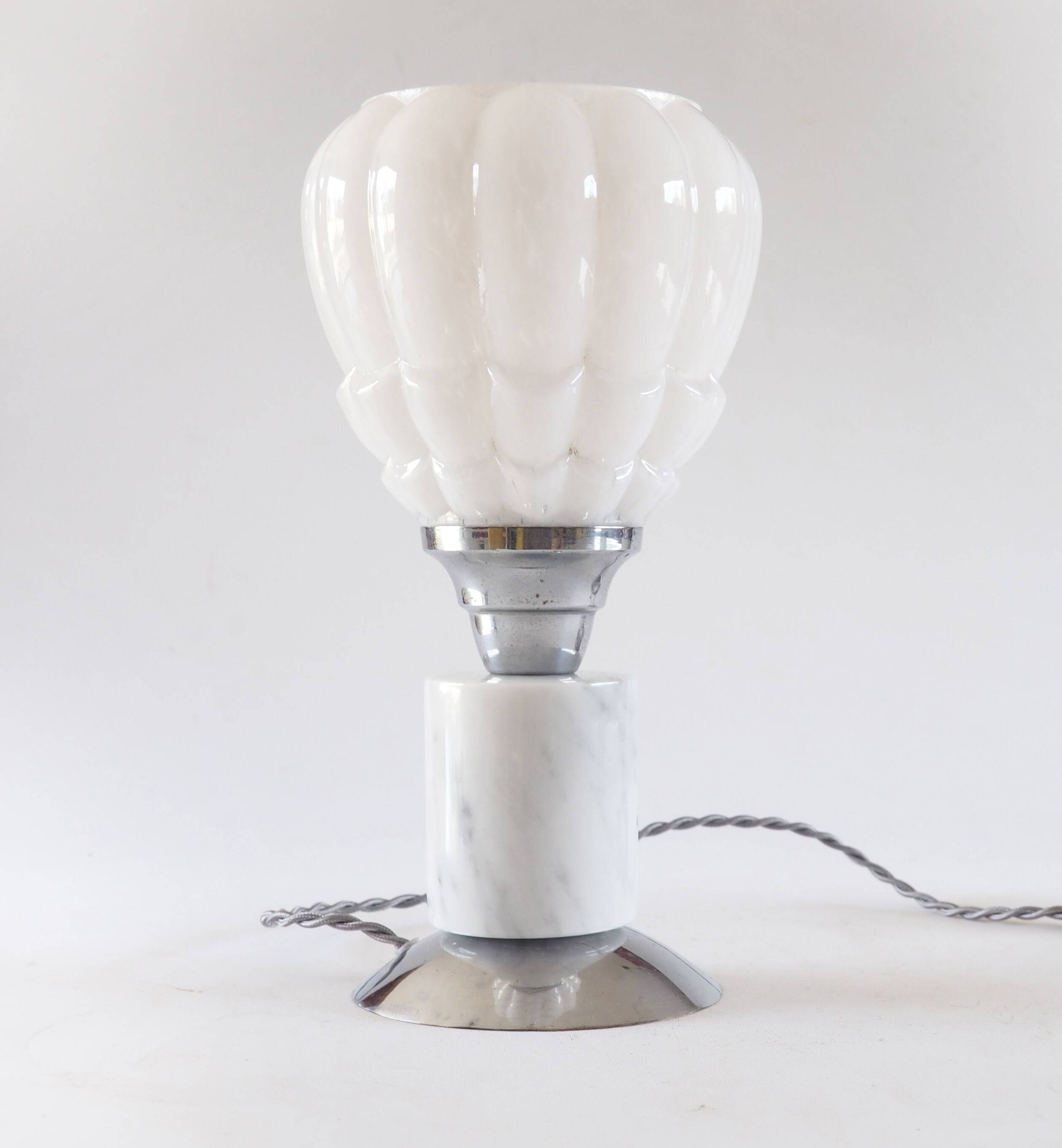 Clichy marble and glass creative lamp