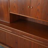Teak highboard, Danish design, 1960s, production: Denmark