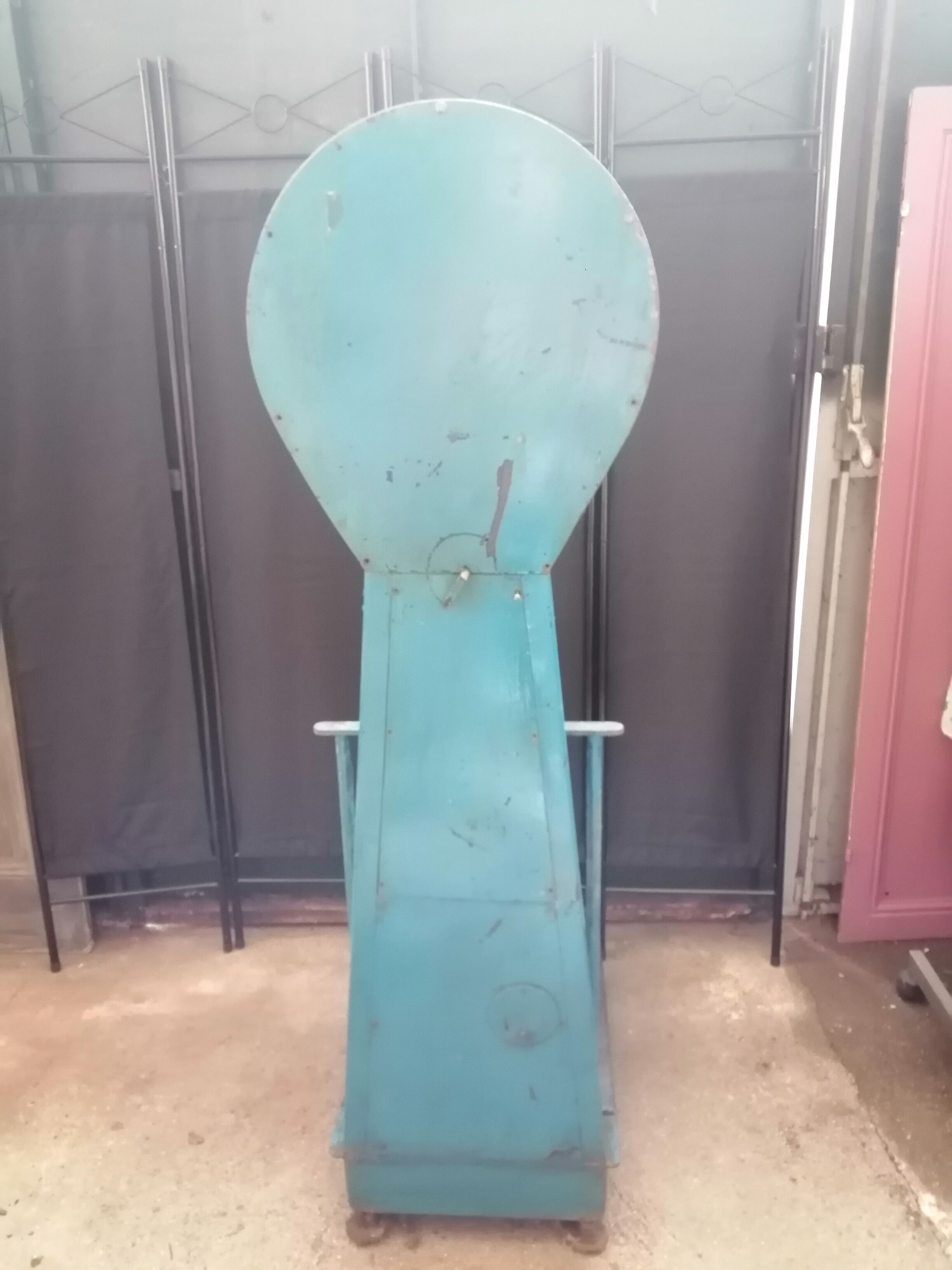 Balance j blue carron scale 100 kg 1930