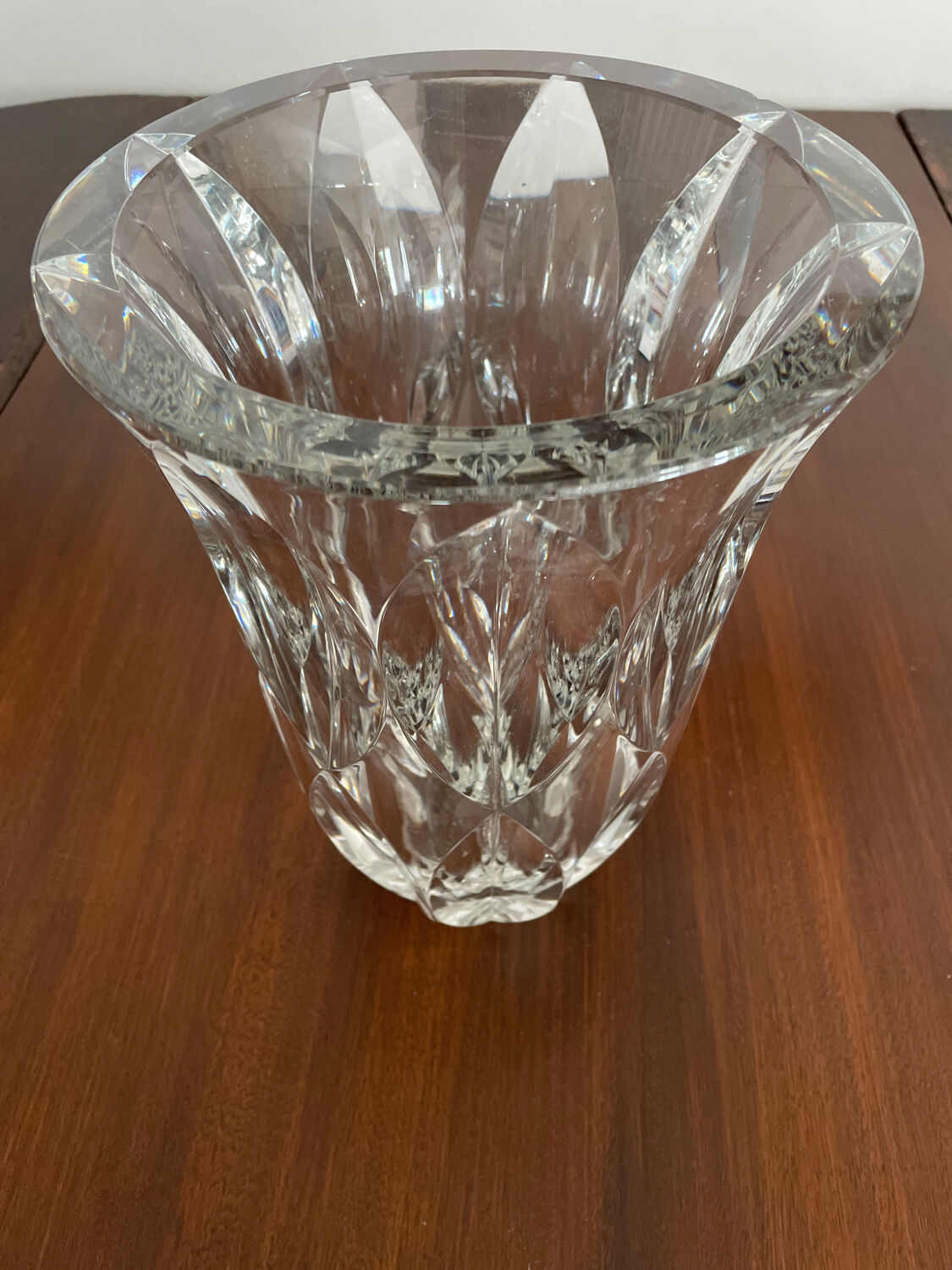 Saint Louis Art Deco "d'Artagnan" crystal vase