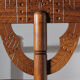 Swedish Carved Oak Monk Chair, 1930s