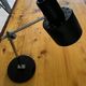 Lampe de bureau vintage noire