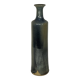 Bottle-shaped vase in glazed stoneware, 20th century design, H: 28cm